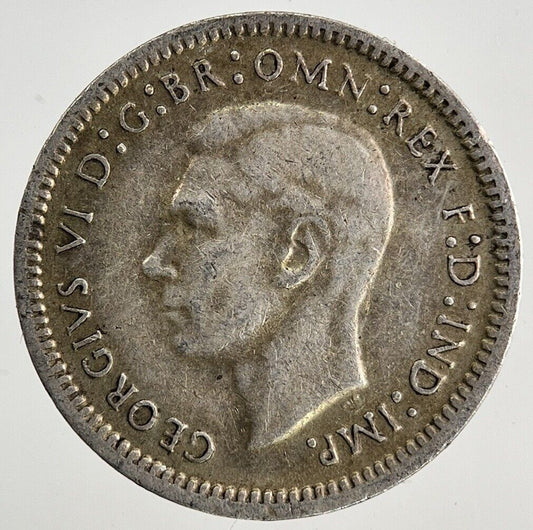 1943 Australia Threepence Silver Coin | Fine Collectable Grade