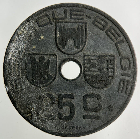 1943 Belgium 25 Centimes Coin | Collectable Grade