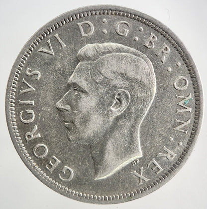 1943 George VI Half-Crown Silver Coin | Fine Collectable Grade