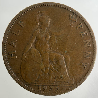 1935 George V Half-Penny Coin | Collectable Grade