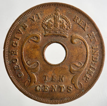 1943 East Africa 10 Cents Coin | Very High Grade