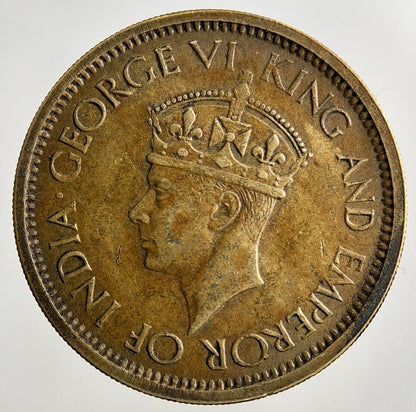 1943 Ceylon 50 Cents Coin | Fine Collectable Grade