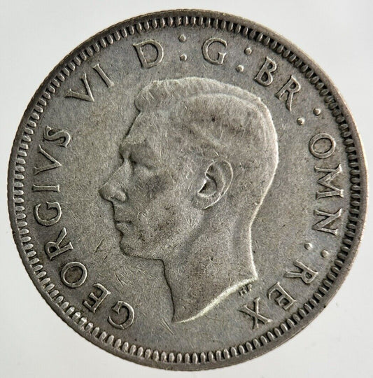 1943 George VI Shilling Silver Coin | Fine Collectable Grade