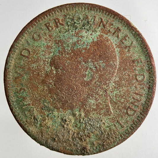 1943 George VI Half-Penny Coin | Fair Grade