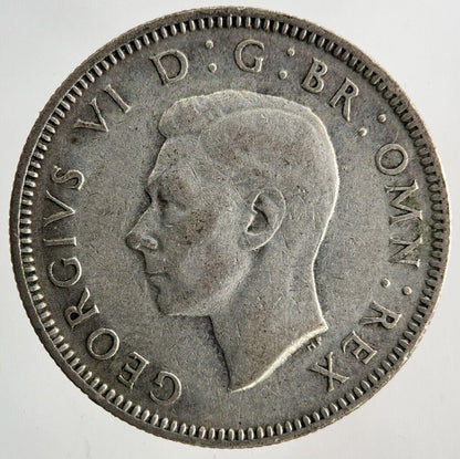 1943 George VI Shilling Silver Coin | Fine Collectable Grade