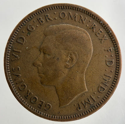 1943 George VI Half-Penny Coin | Collectable Grade