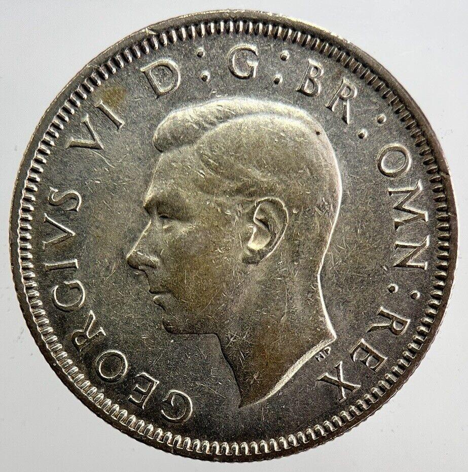 1943 George VI Scottish Shilling Silver Coin | Very High Grade | a3991