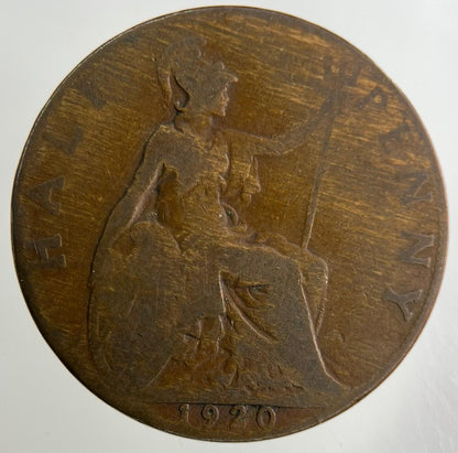 1920 George V Half-Penny Coin | Collectable Grade