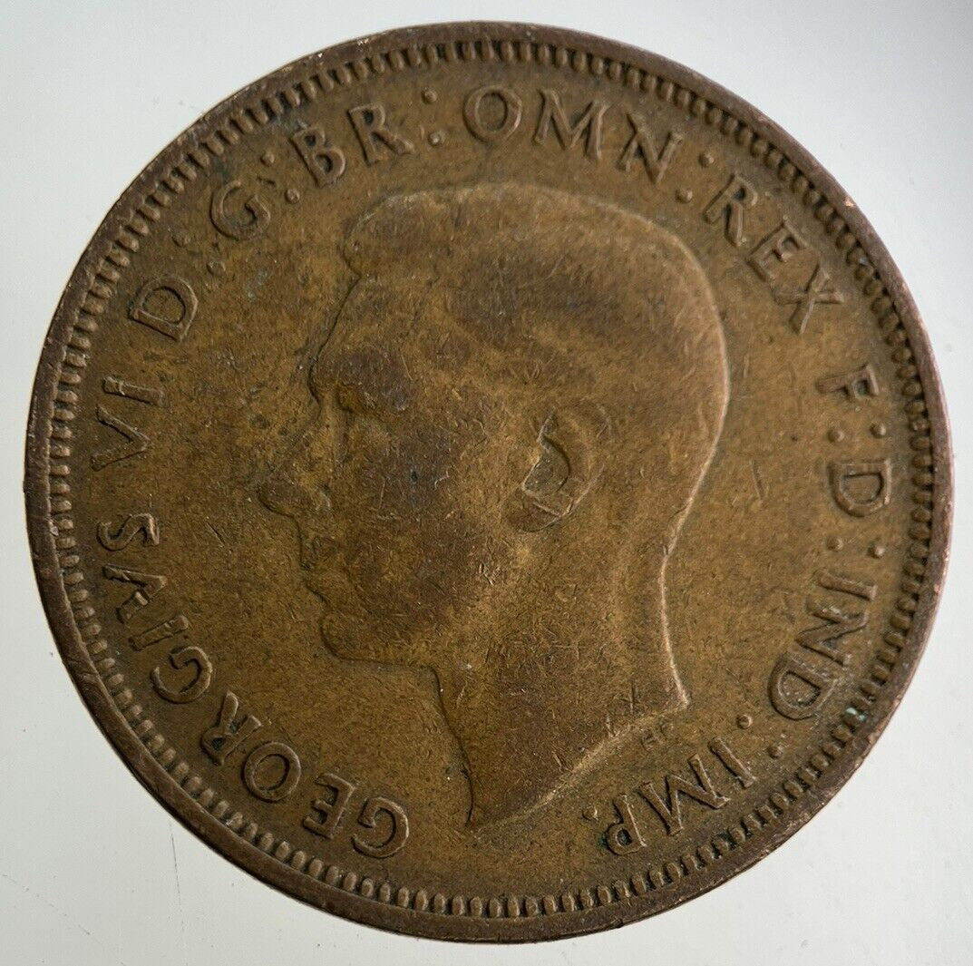 1943 George VI Half-Penny Coin | Collectable Grade