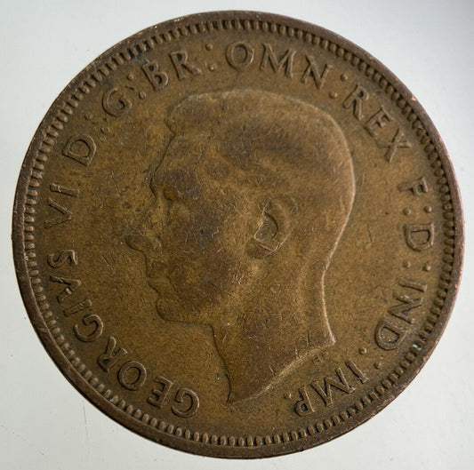 1943 George VI Half-Penny Coin | Collectable Grade