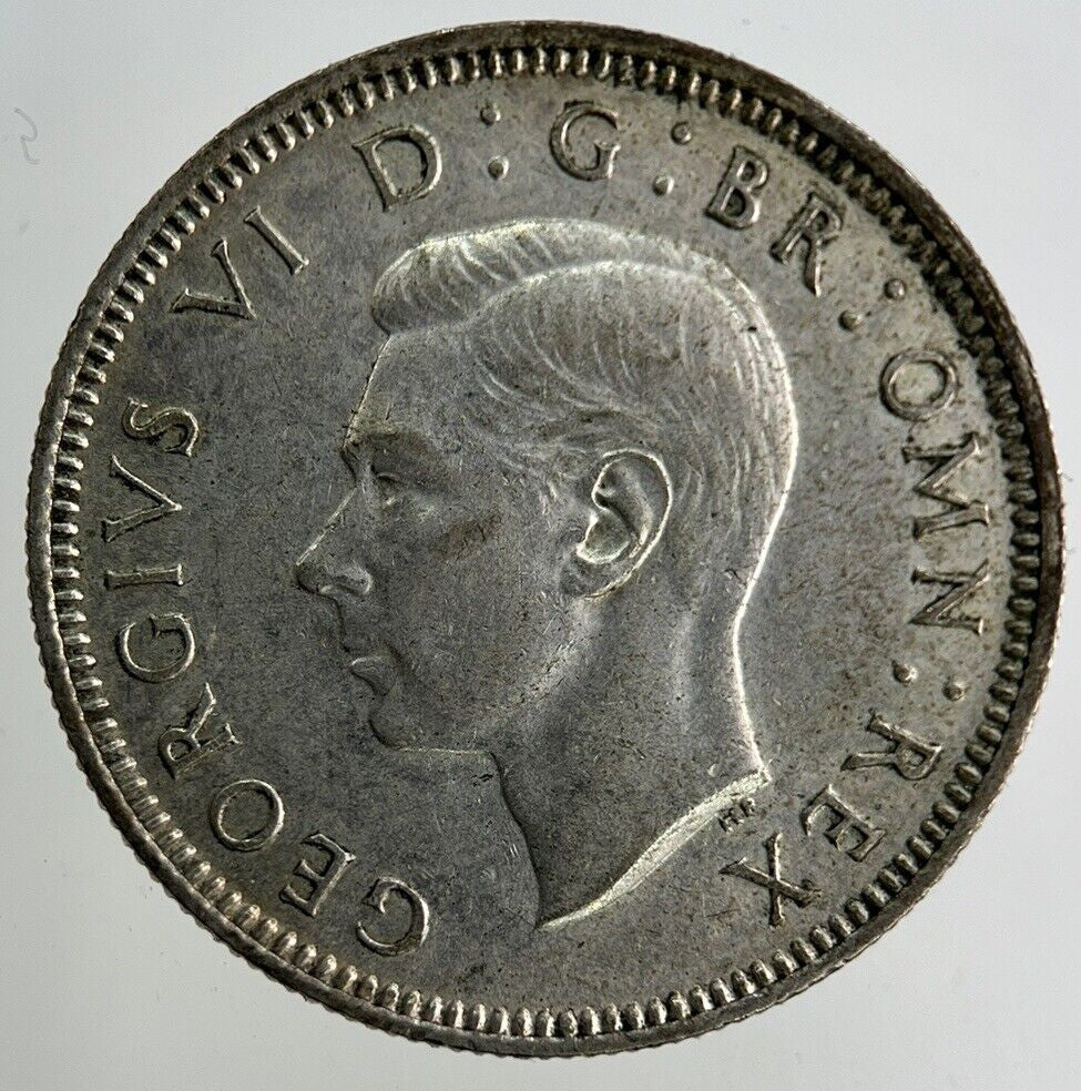 1943 George VI Shilling Silver Coin | Very High Grade