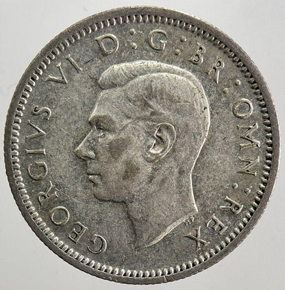 1943 George VI Sixpence Silver Coin | Very High Grade | a5618
