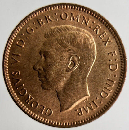 1943 George VI Wren Farthing Coin | Very High Grade