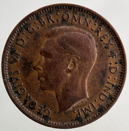 1943 George VI Wren Farthing Coin | Fine Collectable Grade