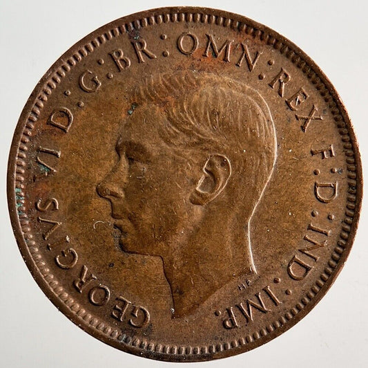 1943 George VI Wren Farthing Coin | Very High Grade