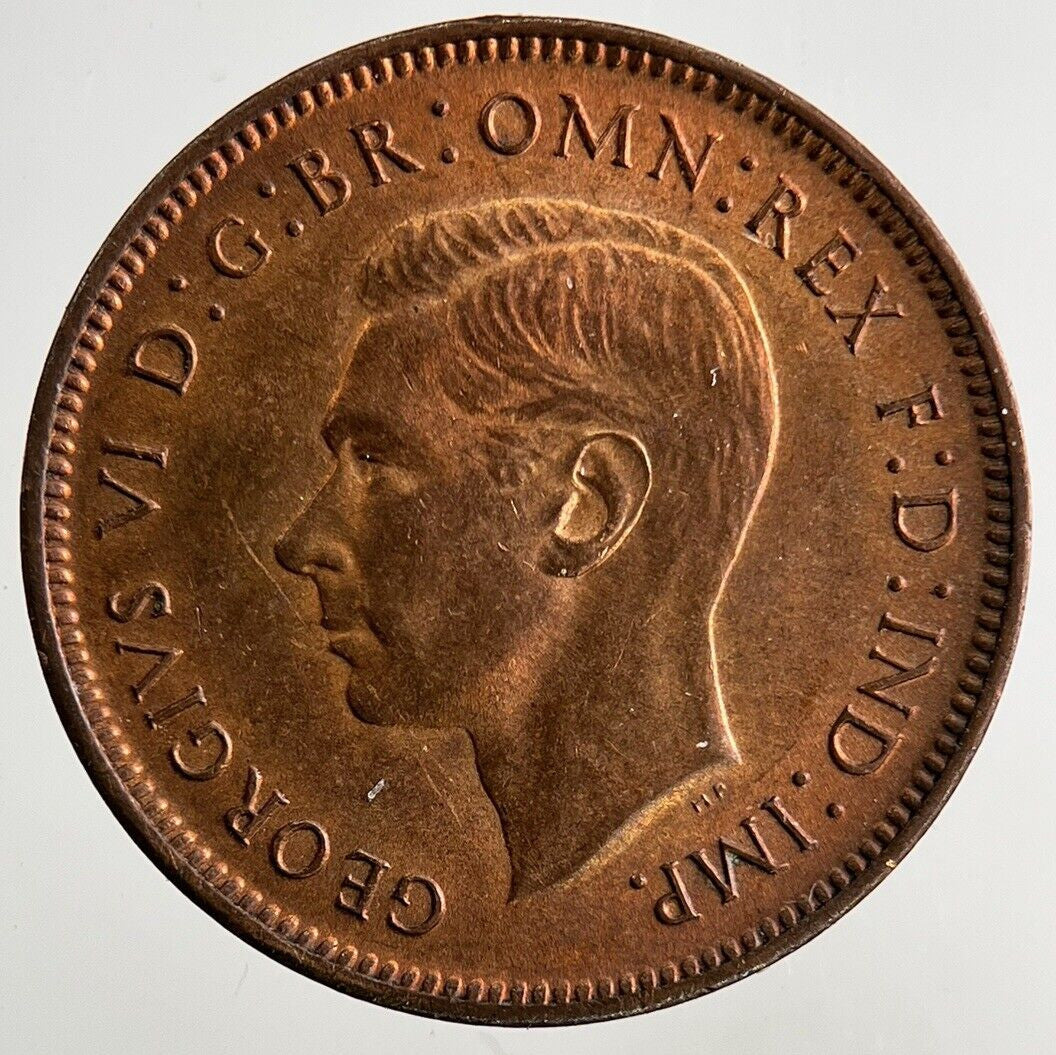 1943 George VI Wren Farthing Coin | Very High Grade