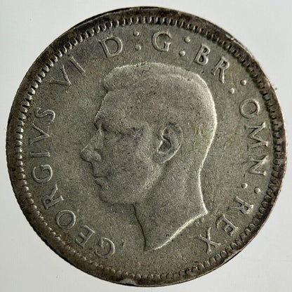 1943 George VI Sixpence Silver Coin | Fine Collectable Grade
