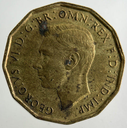 1943 George VI Threepence Coin | Very High Grade