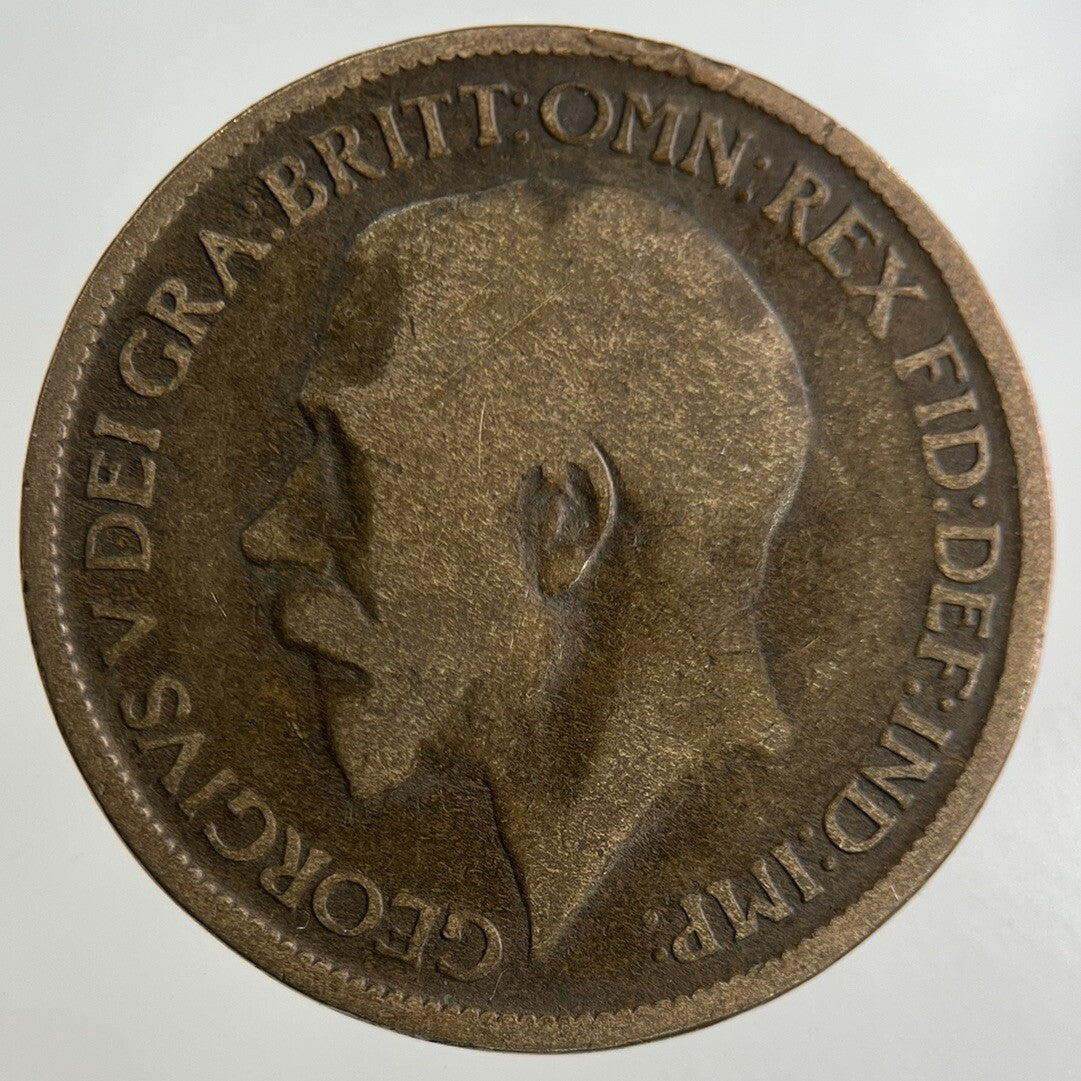 1918 George V Half-Penny Coin | Collectable Grade