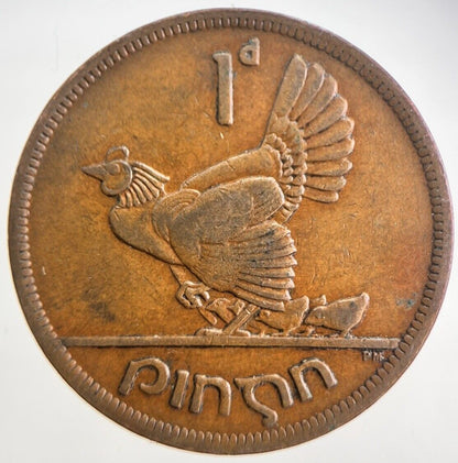 1943 Irish Penny Coin | Fine Collectable Grade | a4732