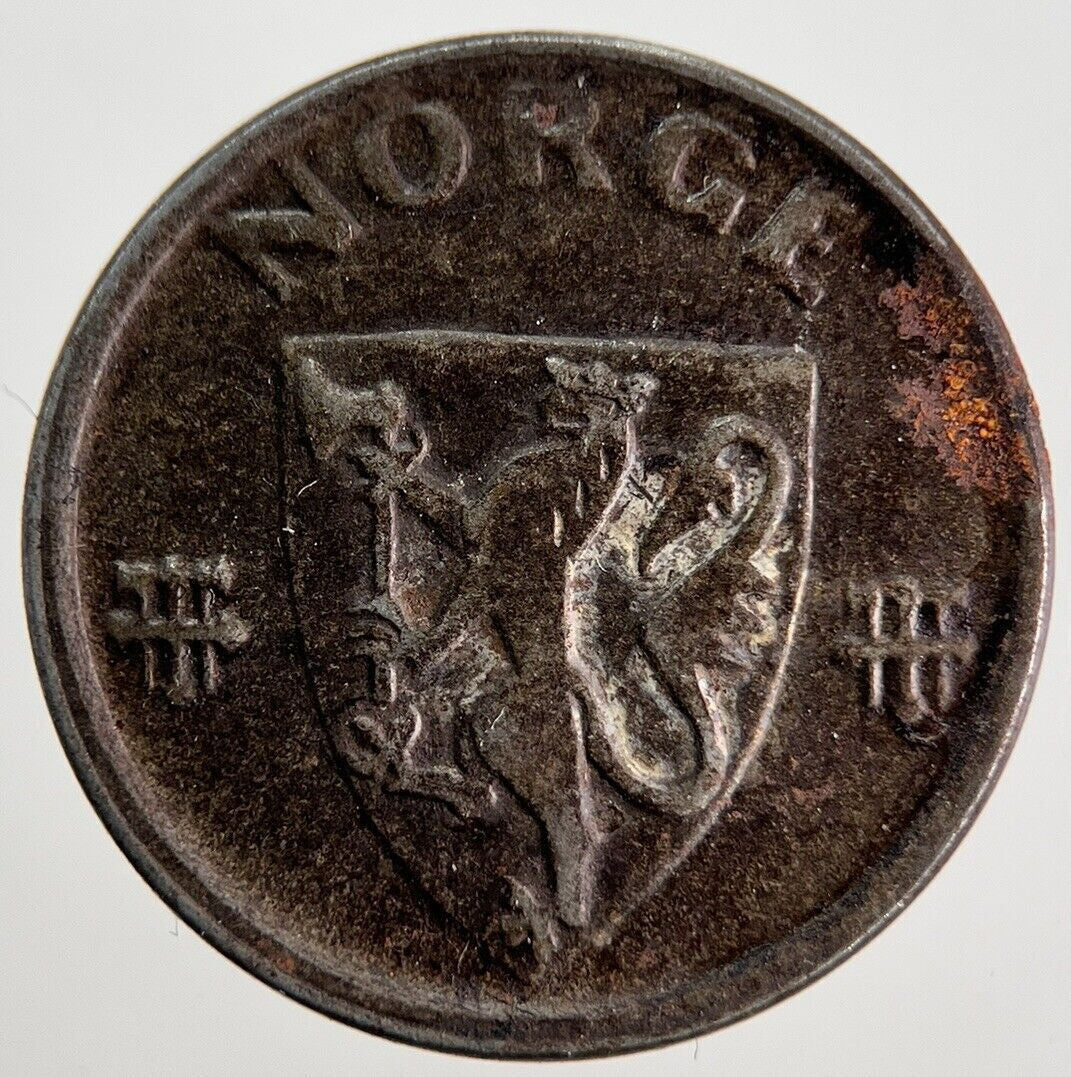 1943 Norway 2 Ore Coin | Collectable Grade | a7161