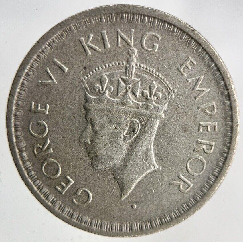 1943 India Half 1/2 Rupee Silver Coin | Very High Grade