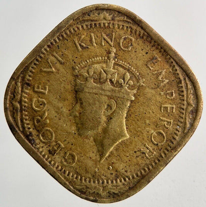 1943 India 2 Annas Coin | Fine Collectable Grade