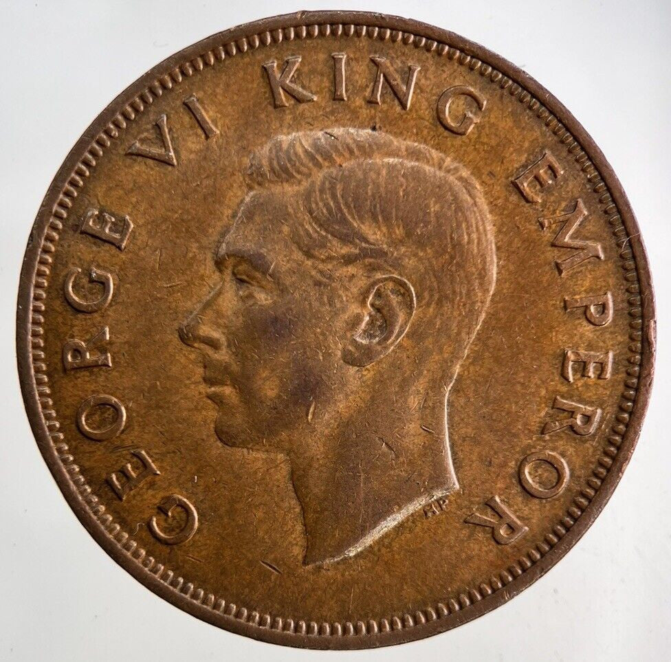 1943 New Zealand One Penny Coin | Very High Grade