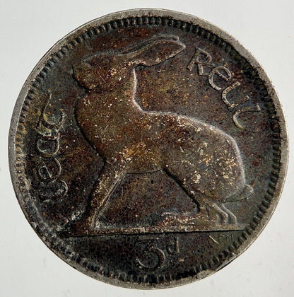 1943 Irish Threepence Coin | Fine Collectable Grade