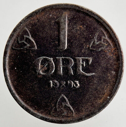 1943 Norway 1 Ore Coin | Fine Collectable Grade