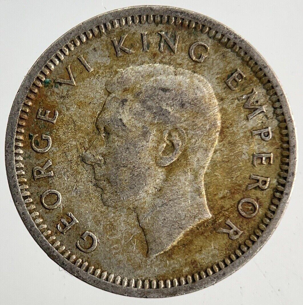 1943 New Zealand Threepence Silver Coin | Fine Collectable Grade