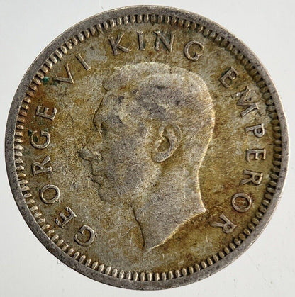1943 New Zealand Threepence Silver Coin | Fine Collectable Grade