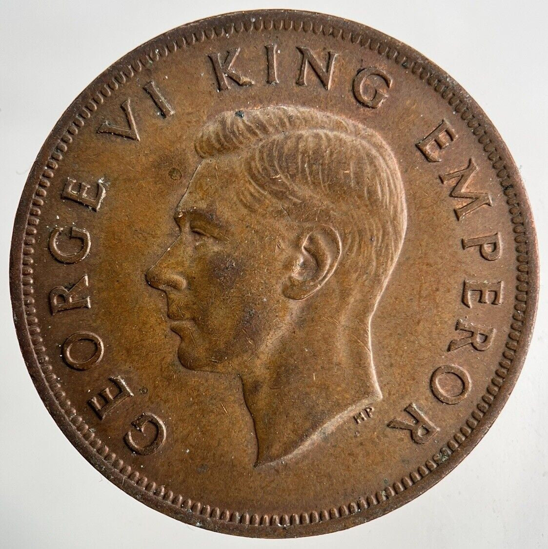 1943 New Zealand One Penny Coin | Very High Grade