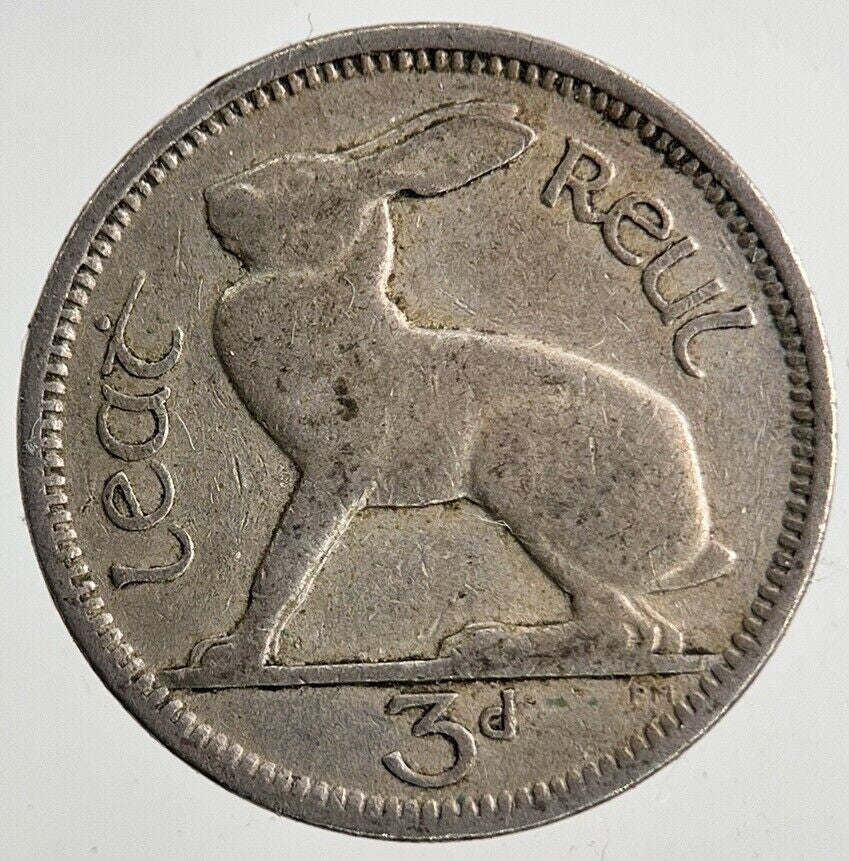 1943 Irish Threepence Coin | Fine Collectable Grade