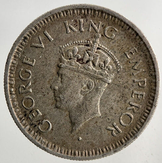 1943 India 1/4 Quarter Rupee Silver Coin | Very High Grade