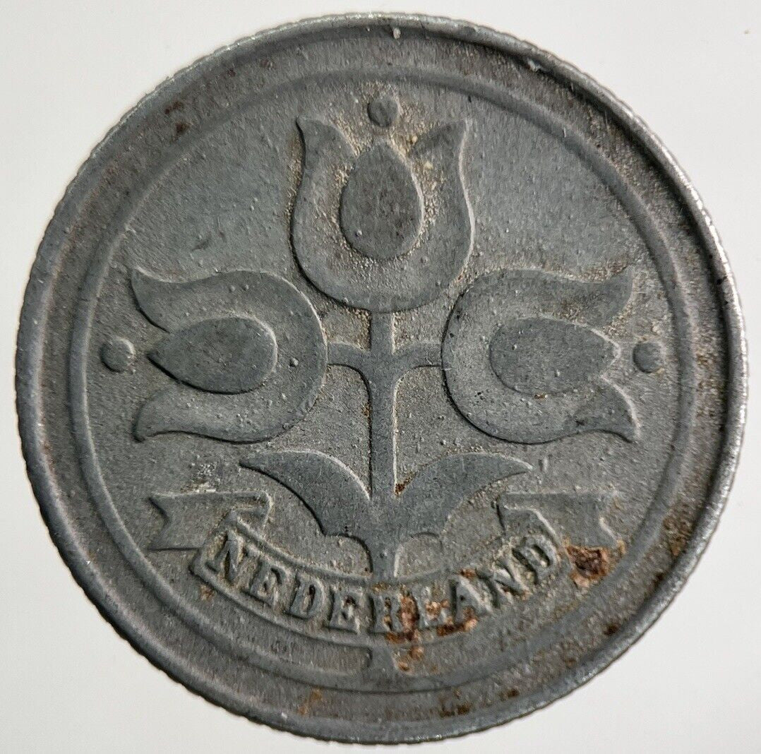 1943 Netherlands 10 Cents Coin | Fine Collectable Grade