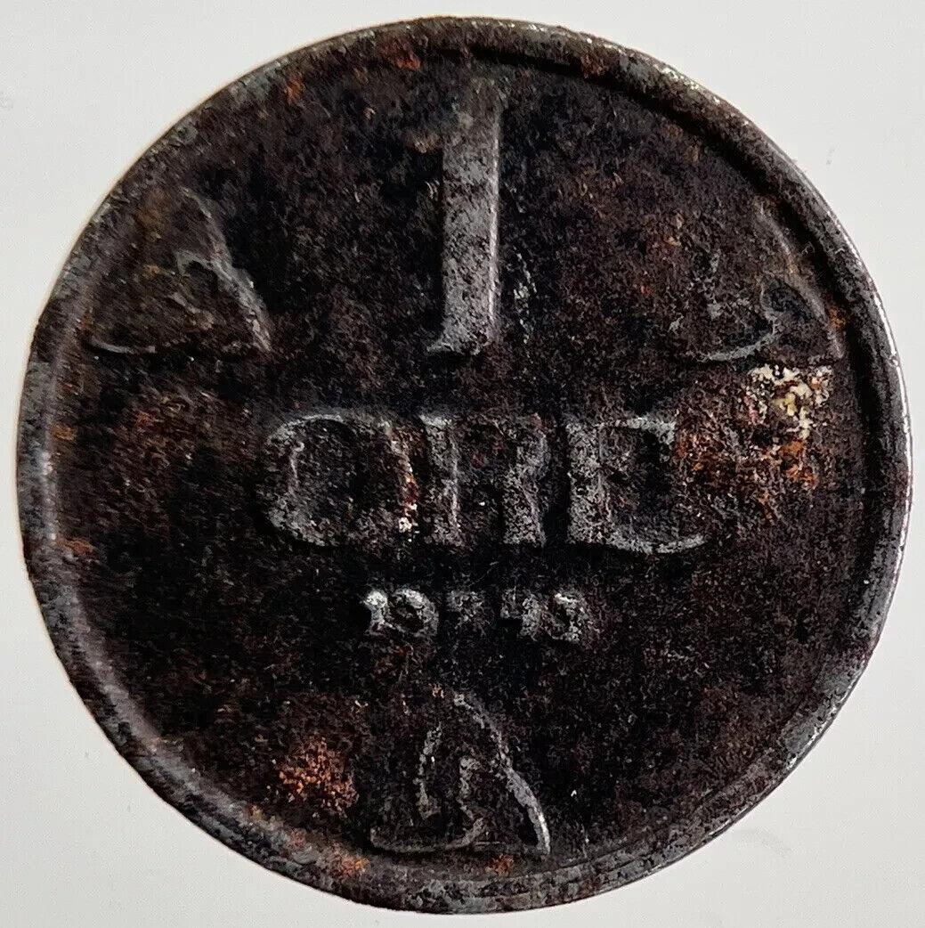 1943 Norway 1 Ore Coin | Collectable Grade | a7009