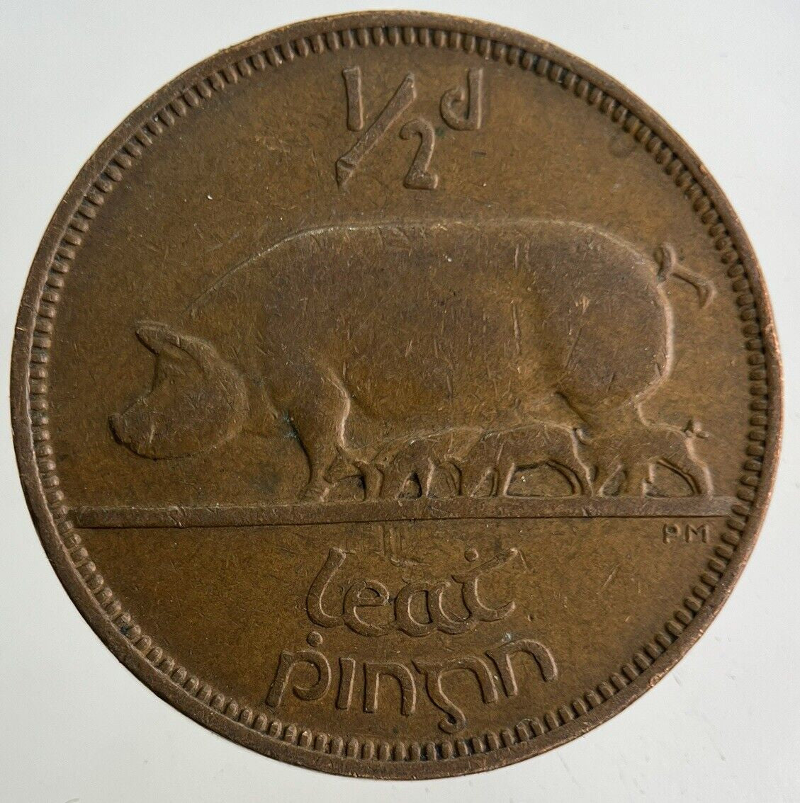 1943 Irish Half-Penny Coin | Fine Collectable Grade