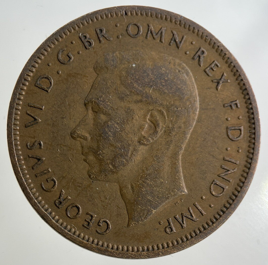 1948 George VI Half-Penny Coin | Fine Collectable Grade