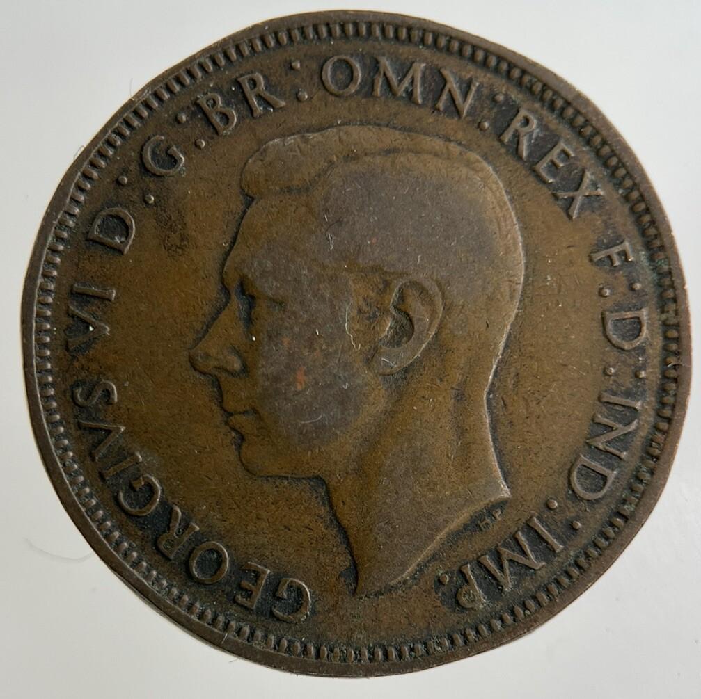 1940 George VI Half-Penny Coin | Fine Collectable Grade