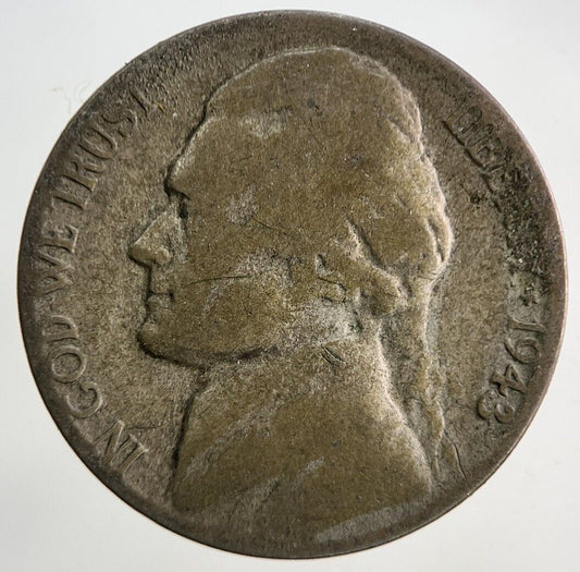 1943 US USA Jefferson War Nickel Silver Coin | Collectable Grade