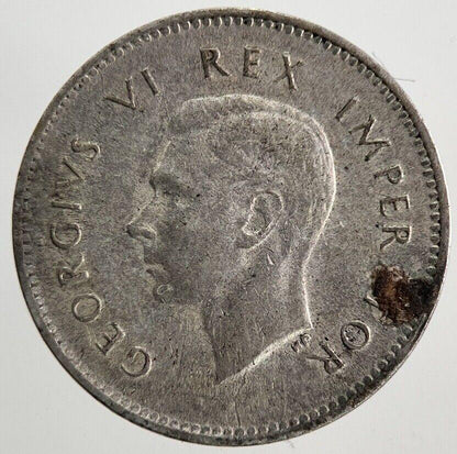 1943 South Africa Threepence Silver Coin | Fine Collectable Grade