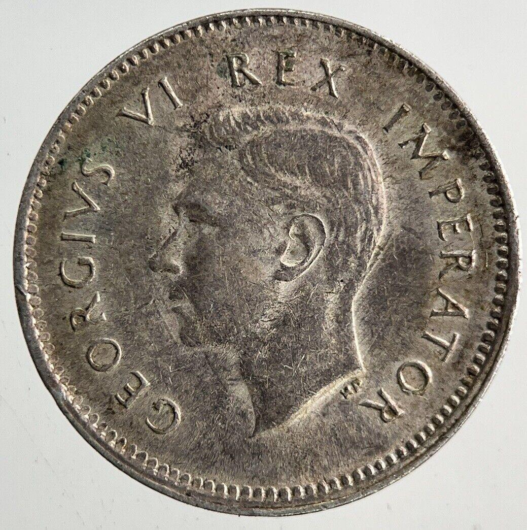 1943 South Africa Silver Threepence Coin | Very High Grade