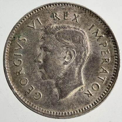 1943 South Africa Silver Threepence Coin | Very High Grade