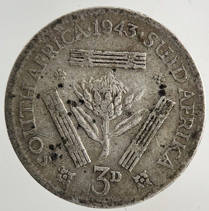 1943 South Africa Threepence Silver Coin | Collectable Grade