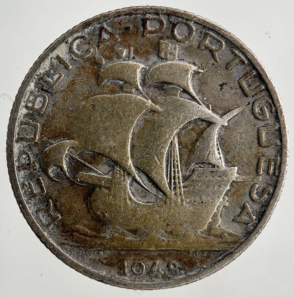 1943 Portugal 2.5 Escudos Silver Coin | Collectable Grade