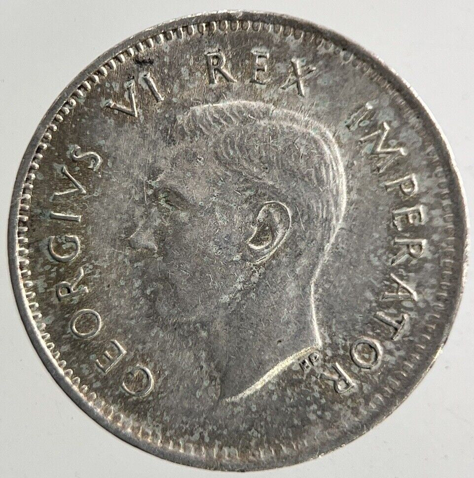 1943 South Africa Threepence Silver Coin | Very High Grade
