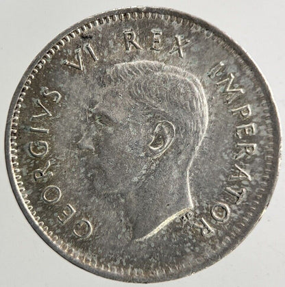 1943 South Africa Threepence Silver Coin | Very High Grade
