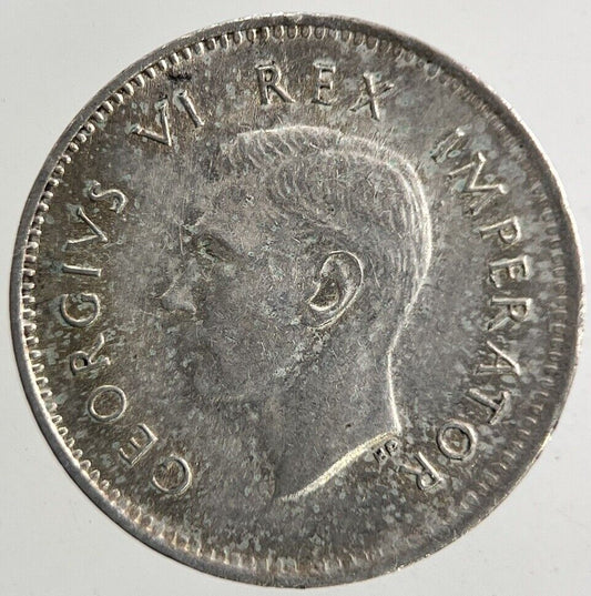 1943 South Africa Threepence Silver Coin | Very High Grade