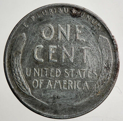 1943 US USA Lincoln Wheat Cents Steel Coin | Fine Collectable Grade